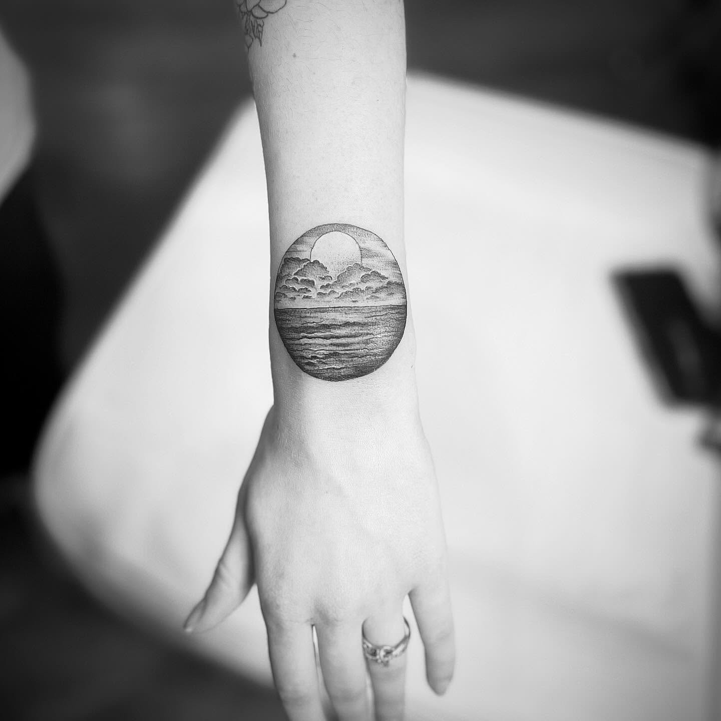 Tattoo by @rikki_mf_bobby — dotwork, realism
