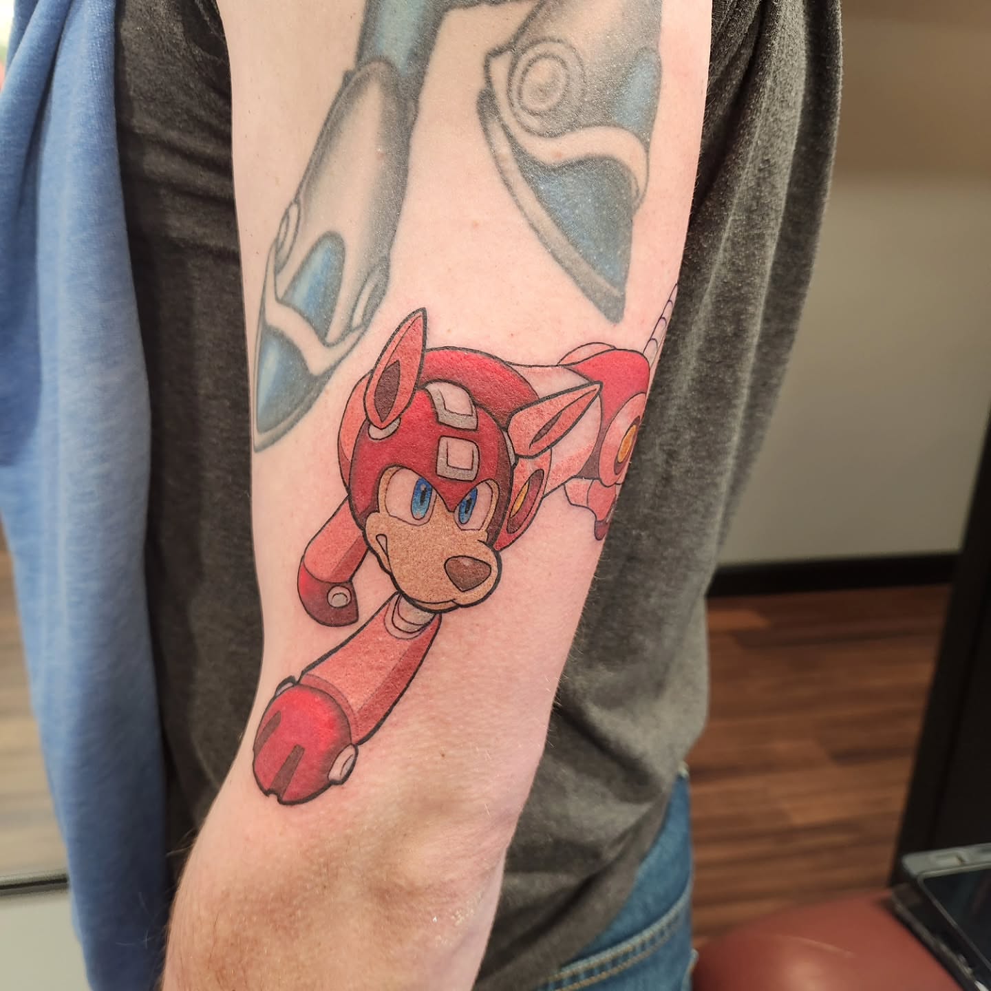 Tattoo by @jeffberm — anime