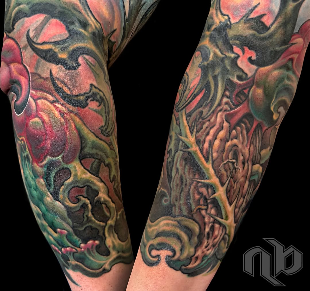 Tattoo by @burningxhope — realism, dark_realism