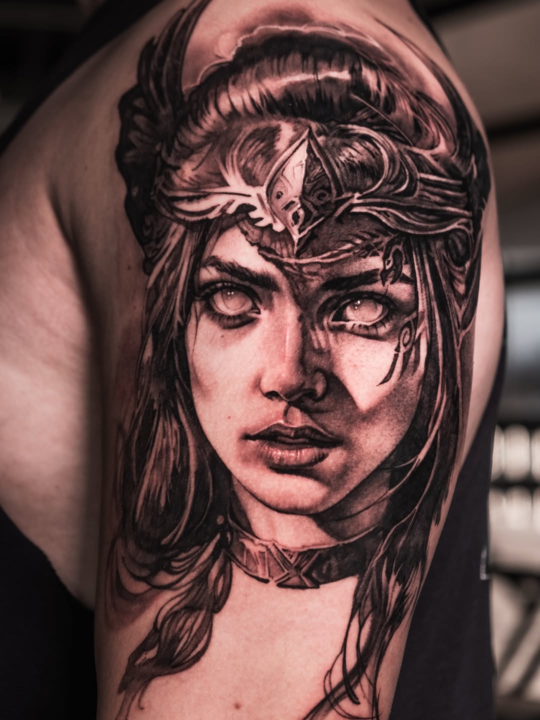 Tattoo by @a_ritova — realism, black_and_grey