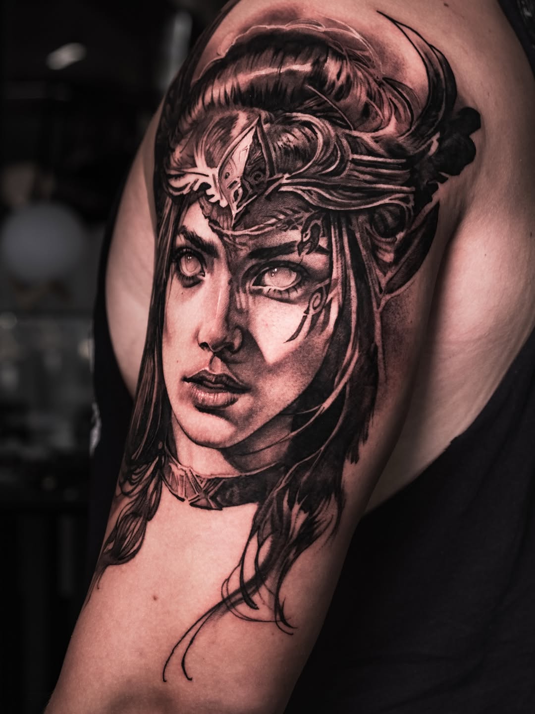 Tattoo by @a_ritova — realism, black_and_grey