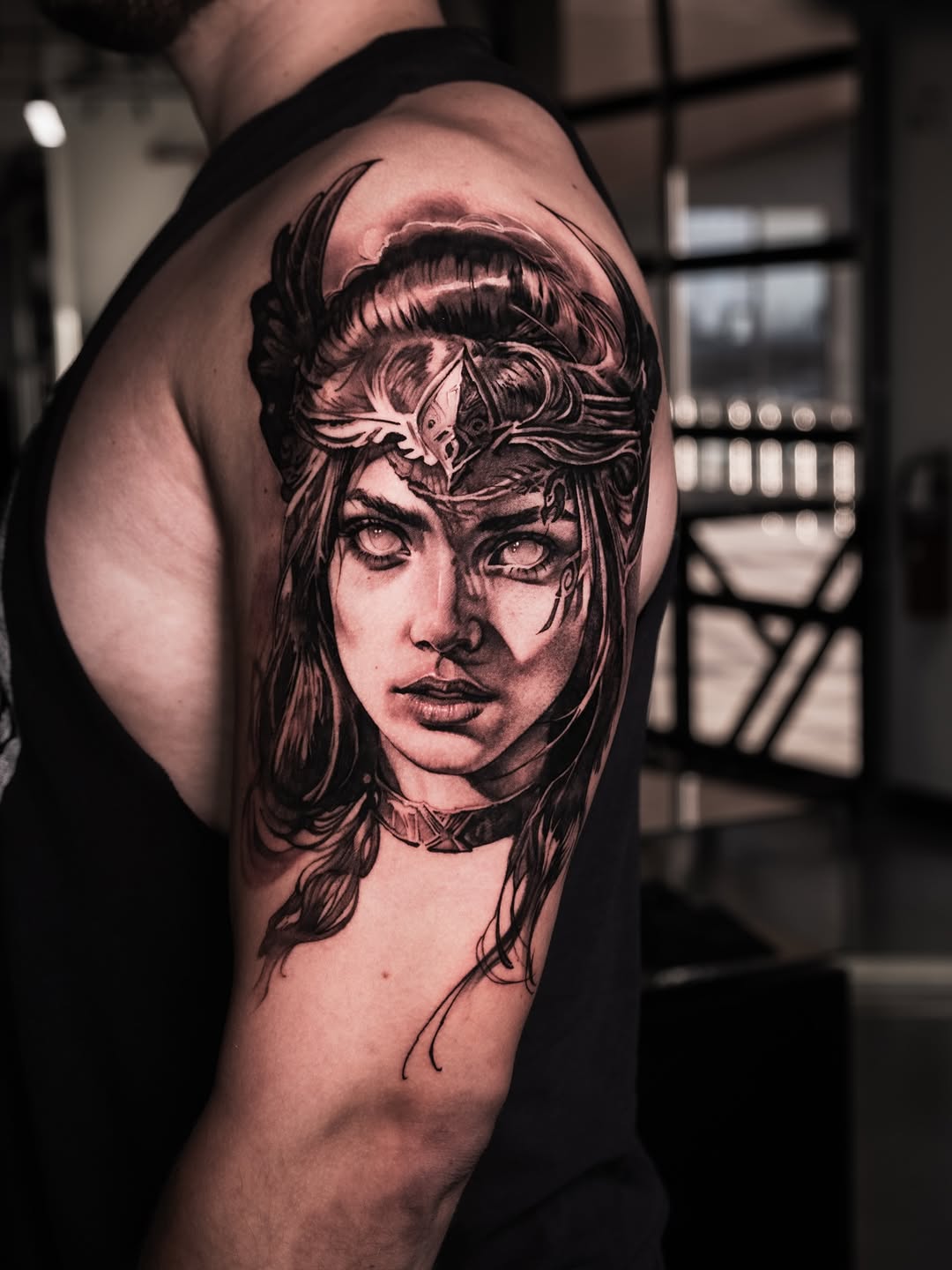 Tattoo by @a_ritova — realism, black_and_grey