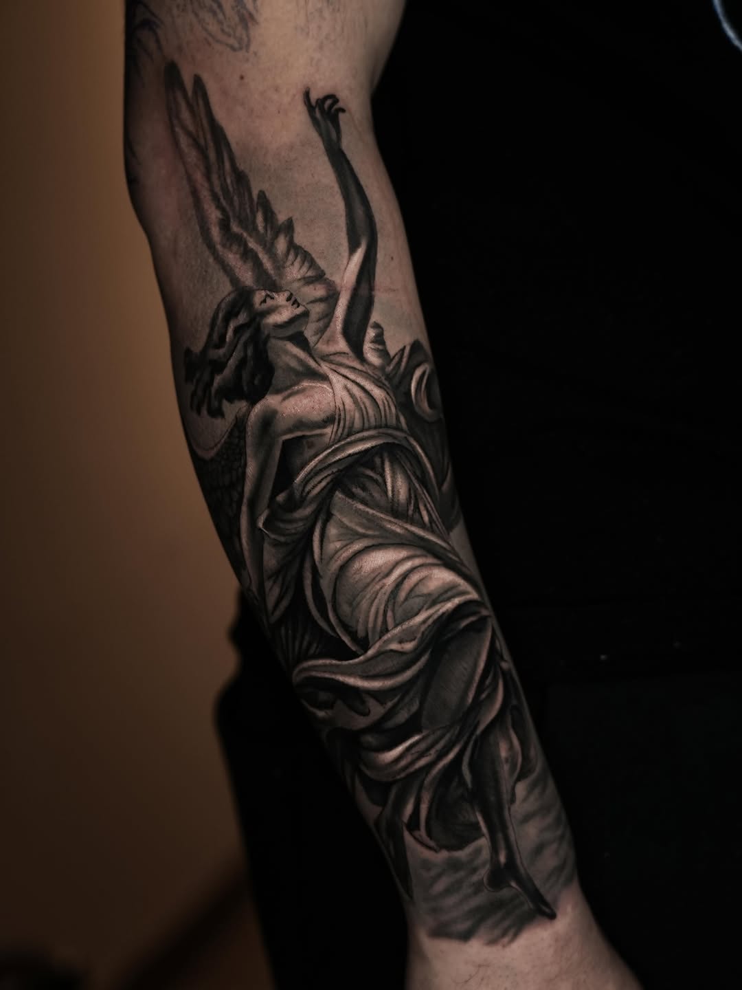 Tattoo by @aistetattoo — realism, black_and_grey