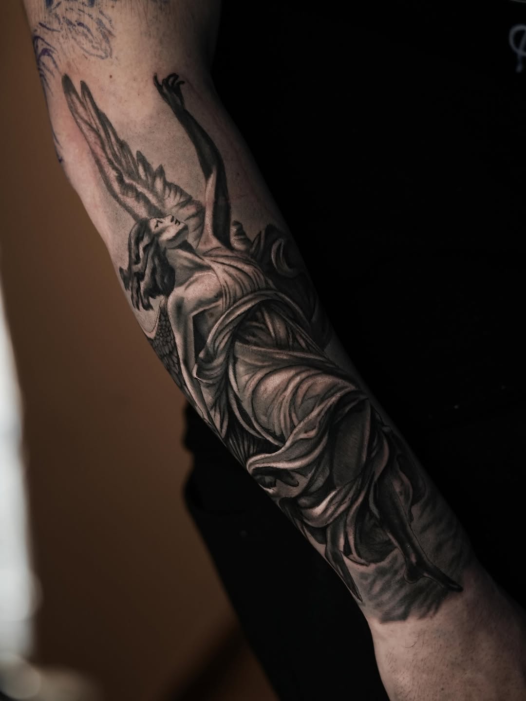 Tattoo by @aistetattoo — realism, black_and_grey