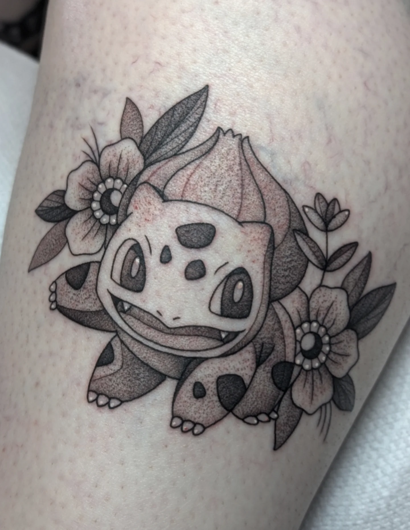 Tattoo by @kattiebaby — dotwork