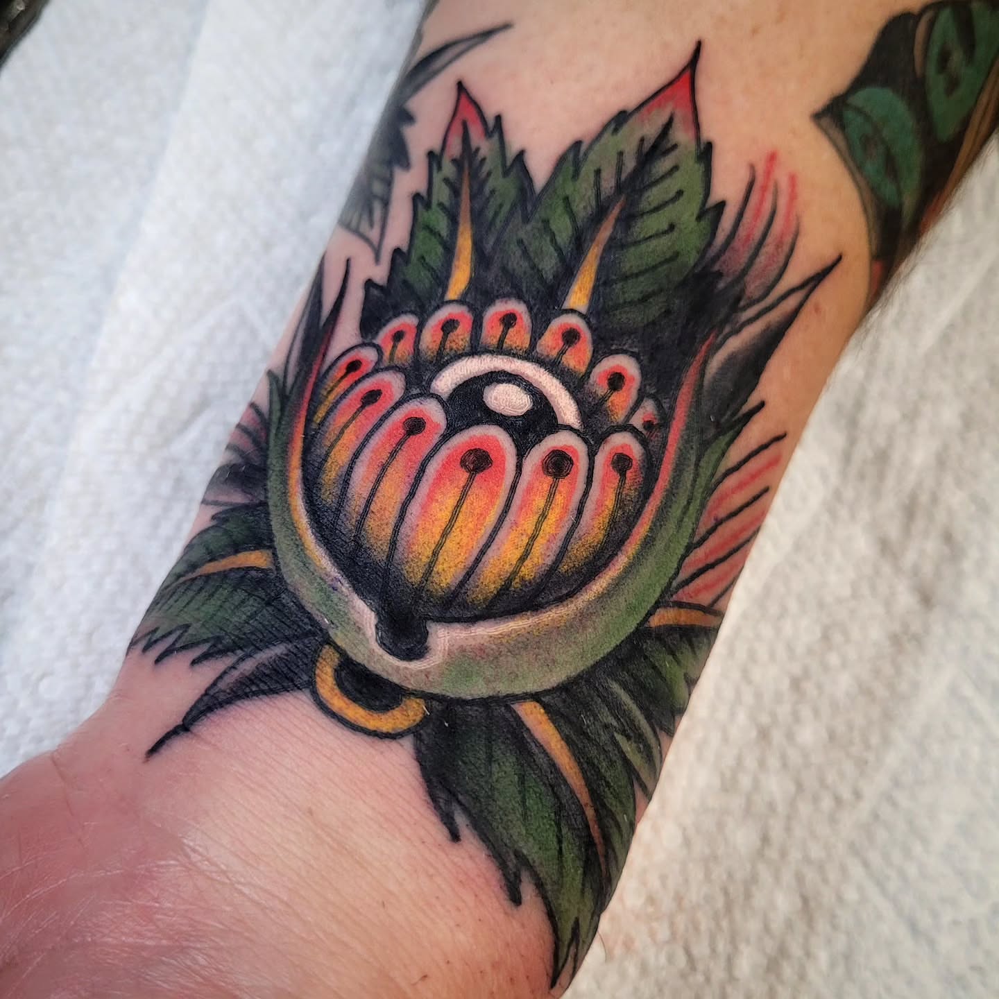 Tattoo by @werexwolf — american_traditional