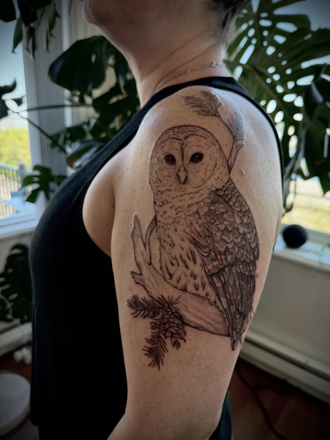 Tattoo by @christen_wolfe — realism, black_and_grey