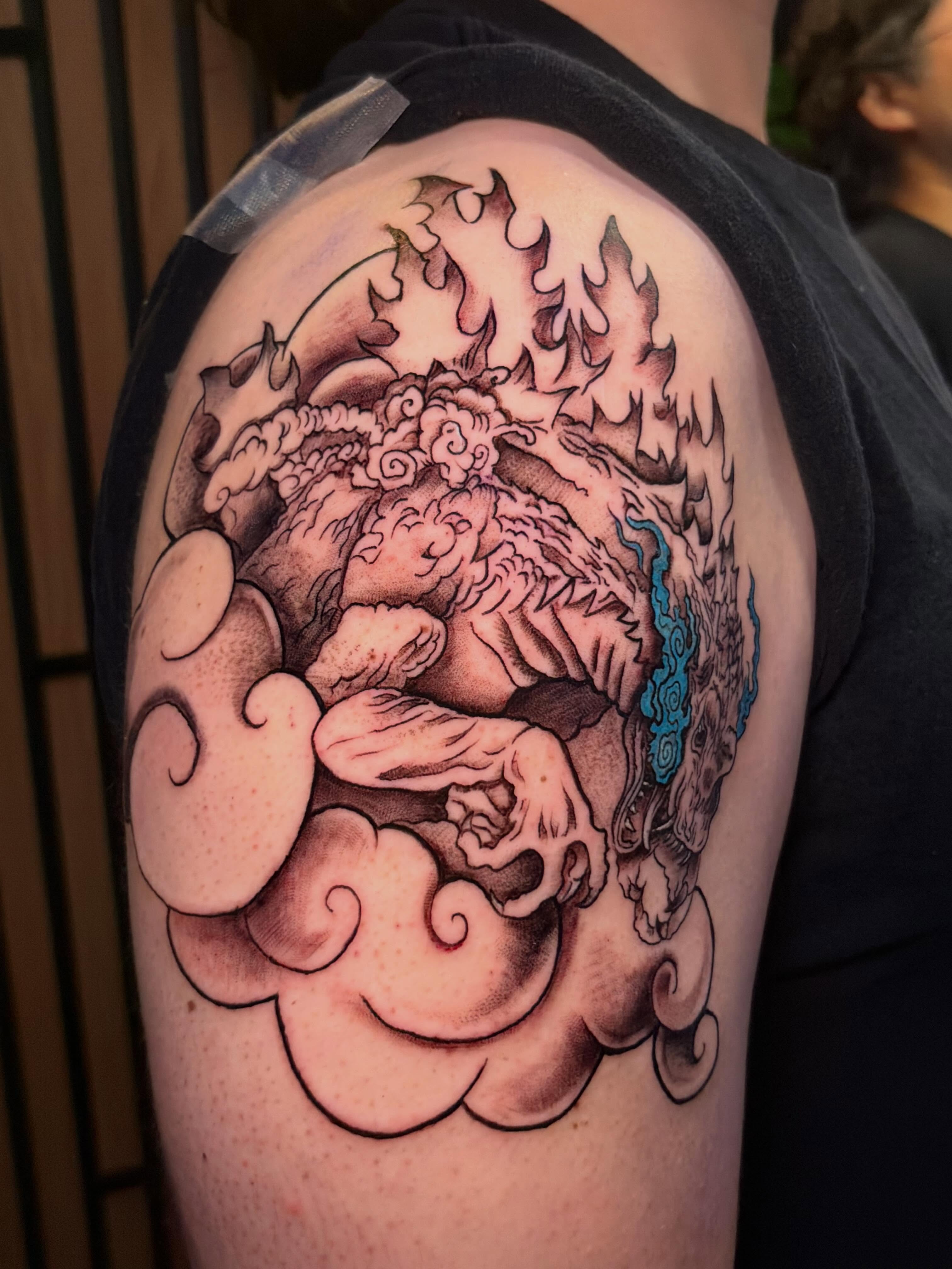 Tattoo by @cats_and_tattoos โ japanese_irezumi