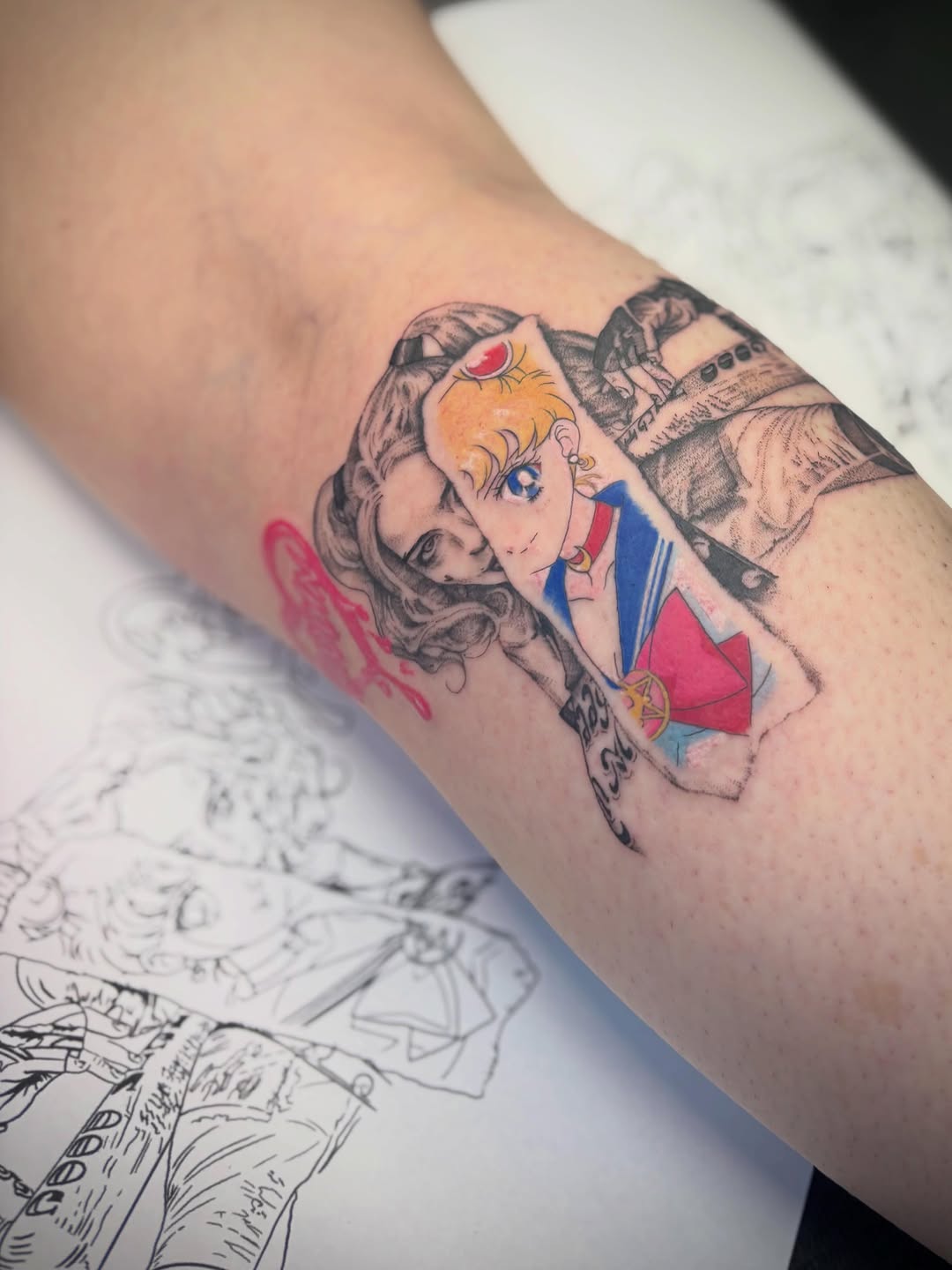 Tattoo by @diary_of_tattoos โ anime, realism
