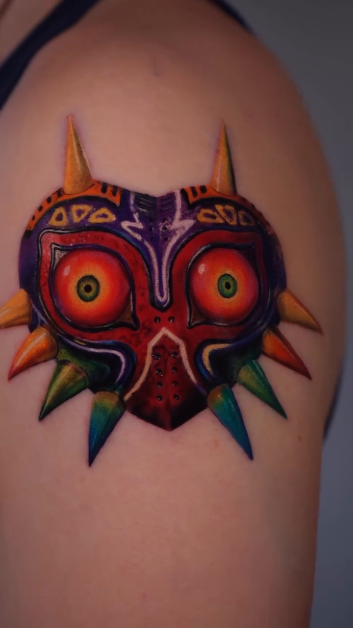 Tattoo by @davier_del_castillo — realism, anime
