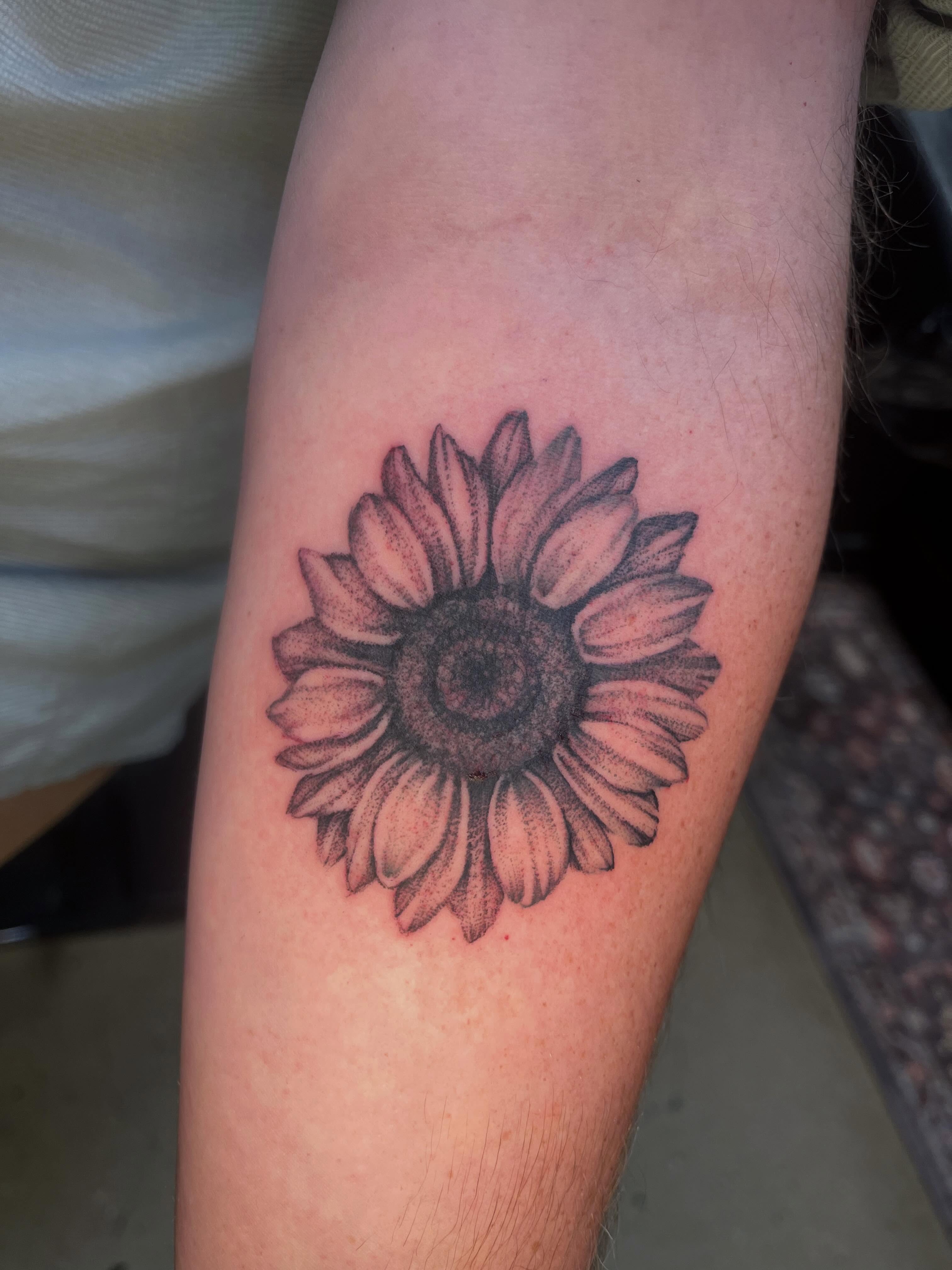 Tattoo by @made_by_mathis — dotwork