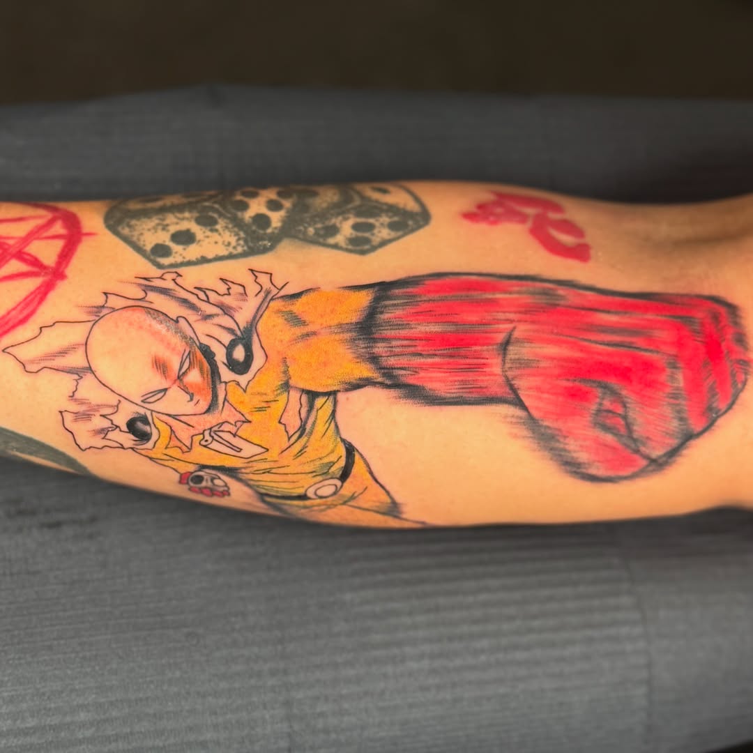 Tattoo by @artbytevin — anime
