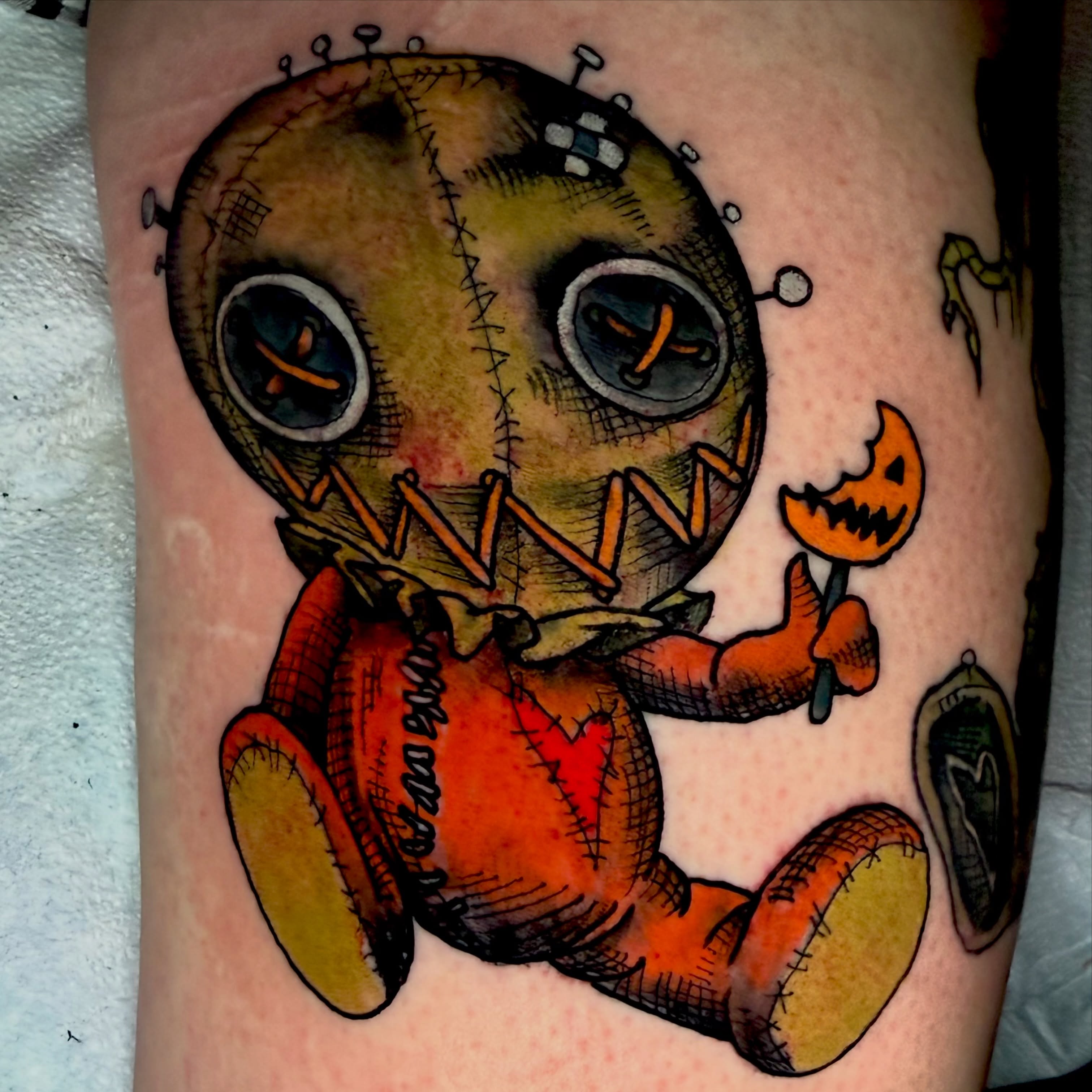 Tattoo by @drmcfrankenstein β american_traditional, dotwork