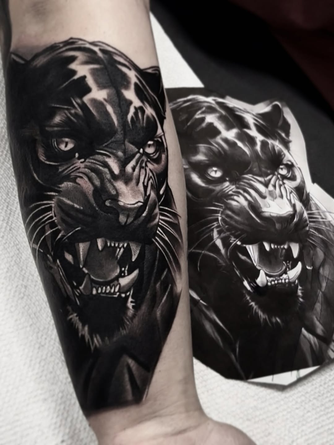 Tattoo by @davidalcocertattoo — realism, black_and_grey