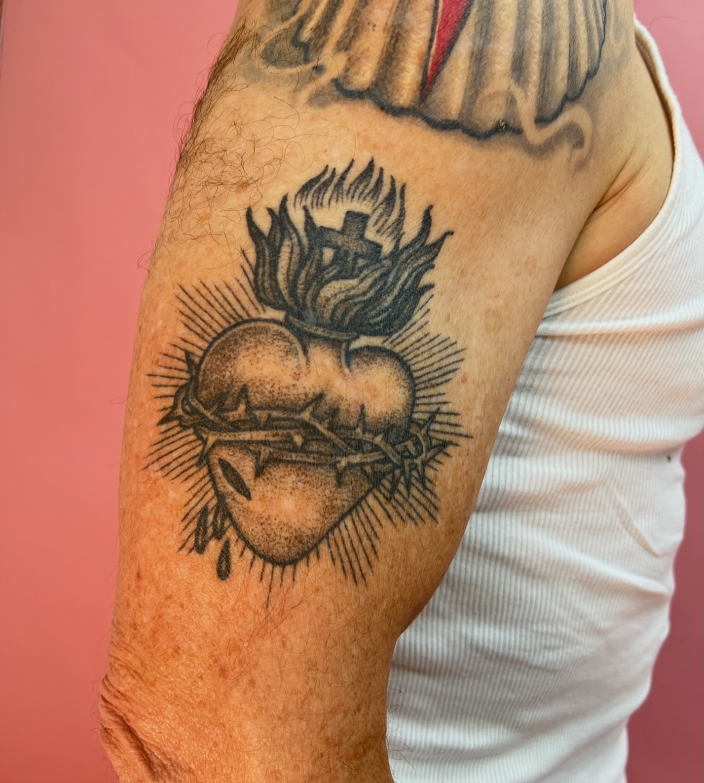 Tattoo by @brianaleflore — black_and_grey