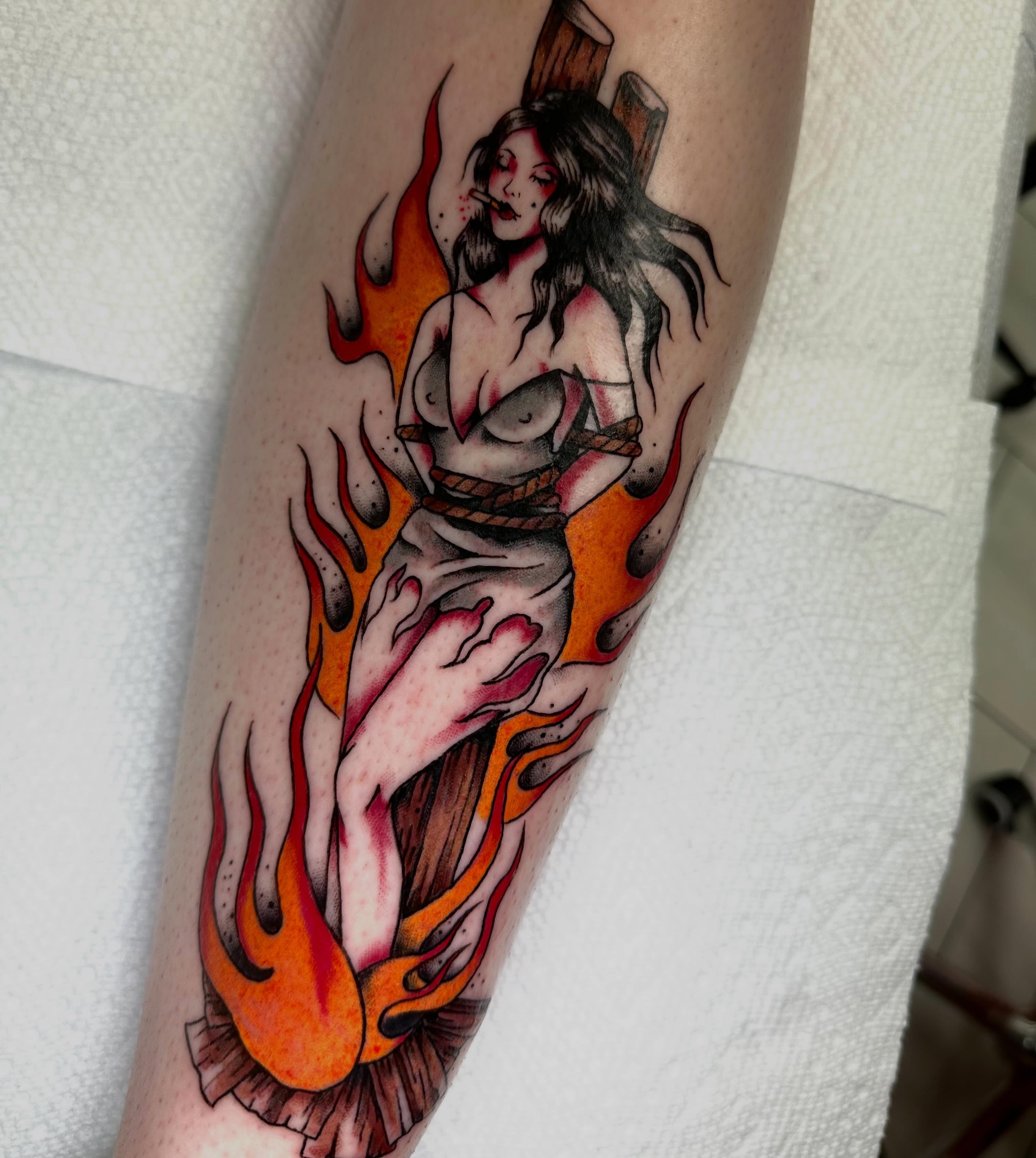 Tattoo by @gloomybugz — neo_traditional, realism