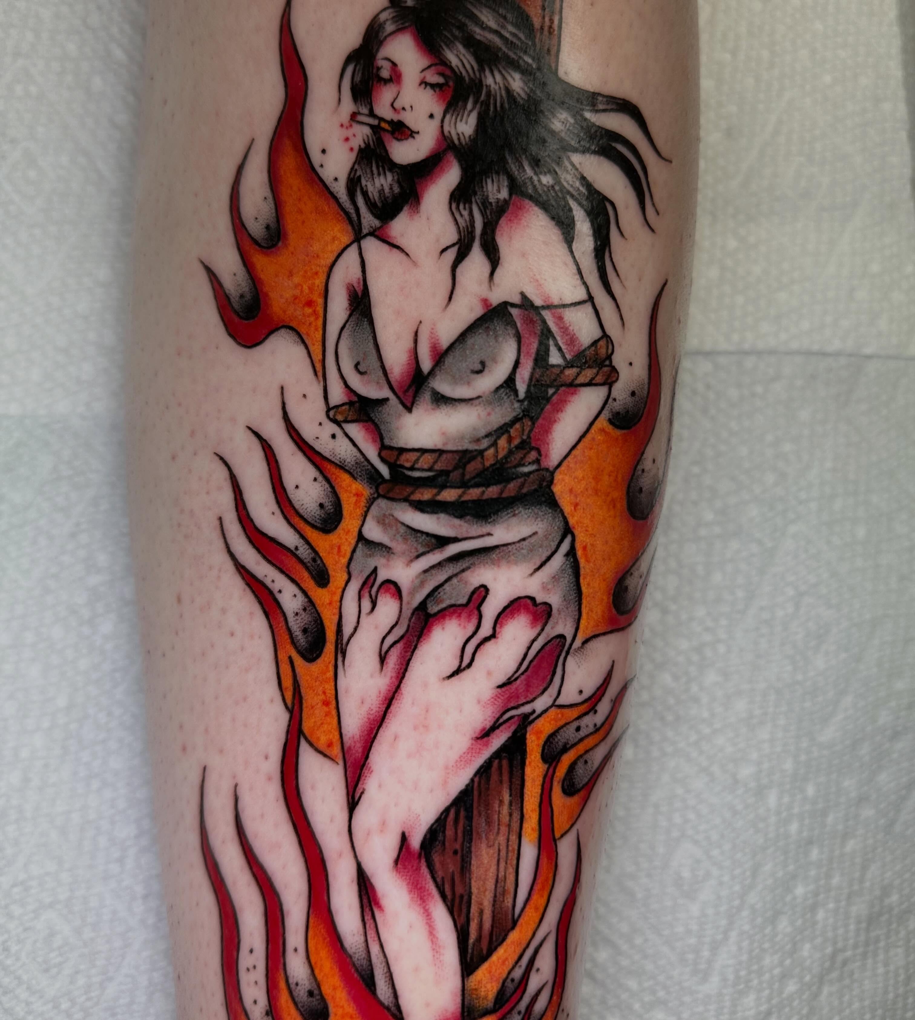 Tattoo by @gloomybugz — neo_traditional, dark_realism