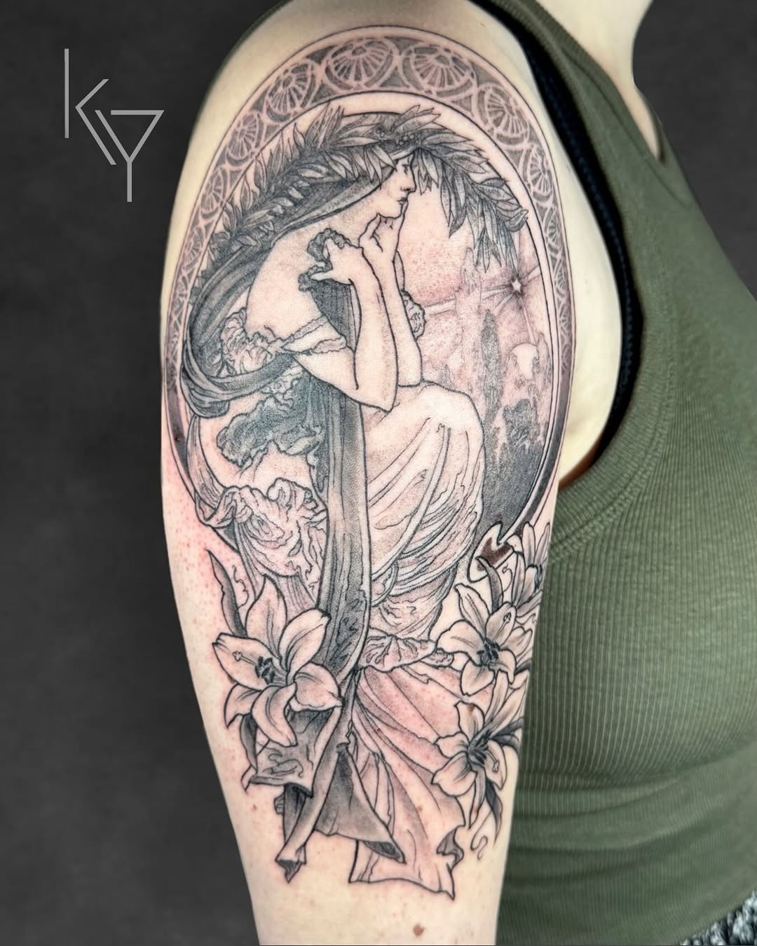 Tattoo by @yorkietats — realism, black_and_grey