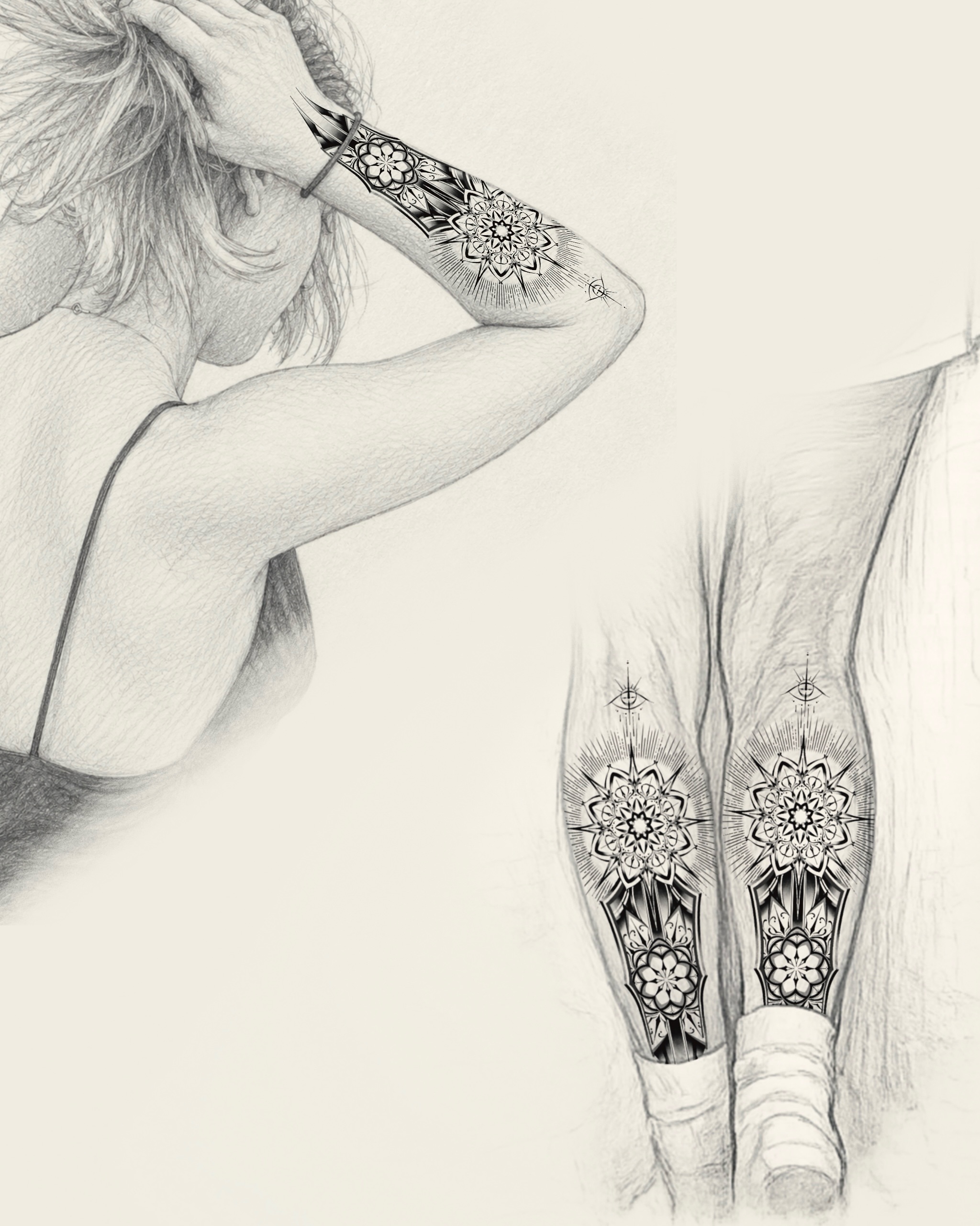 Tattoo by @sil_ornament — geometric