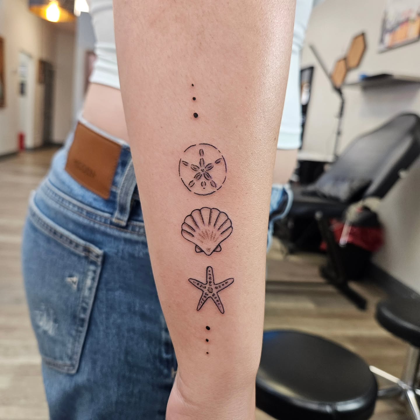Tattoo by @carolynxriot.tattoos — dotwork