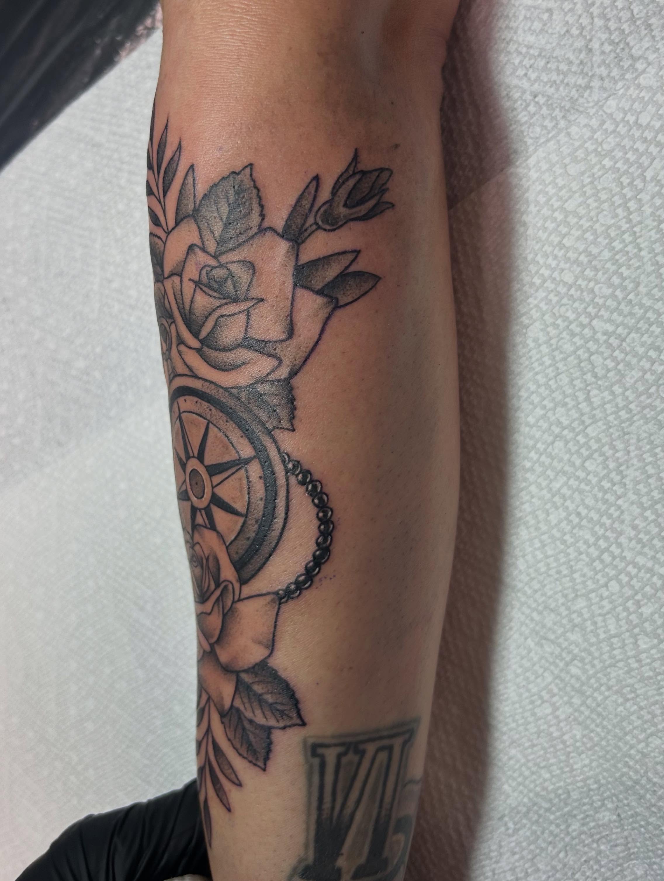 Tattoo by @inkbybray — black_and_grey