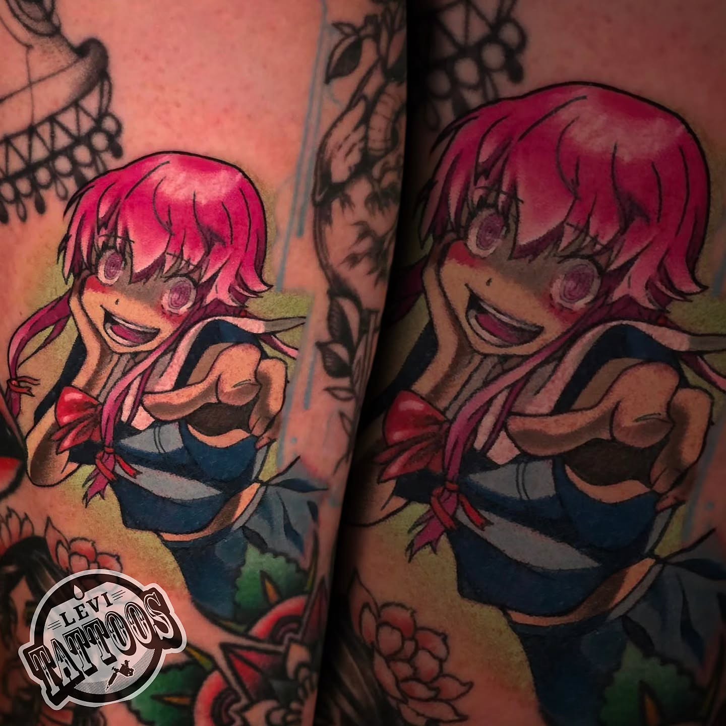 Tattoo by @levi_tattoos — anime