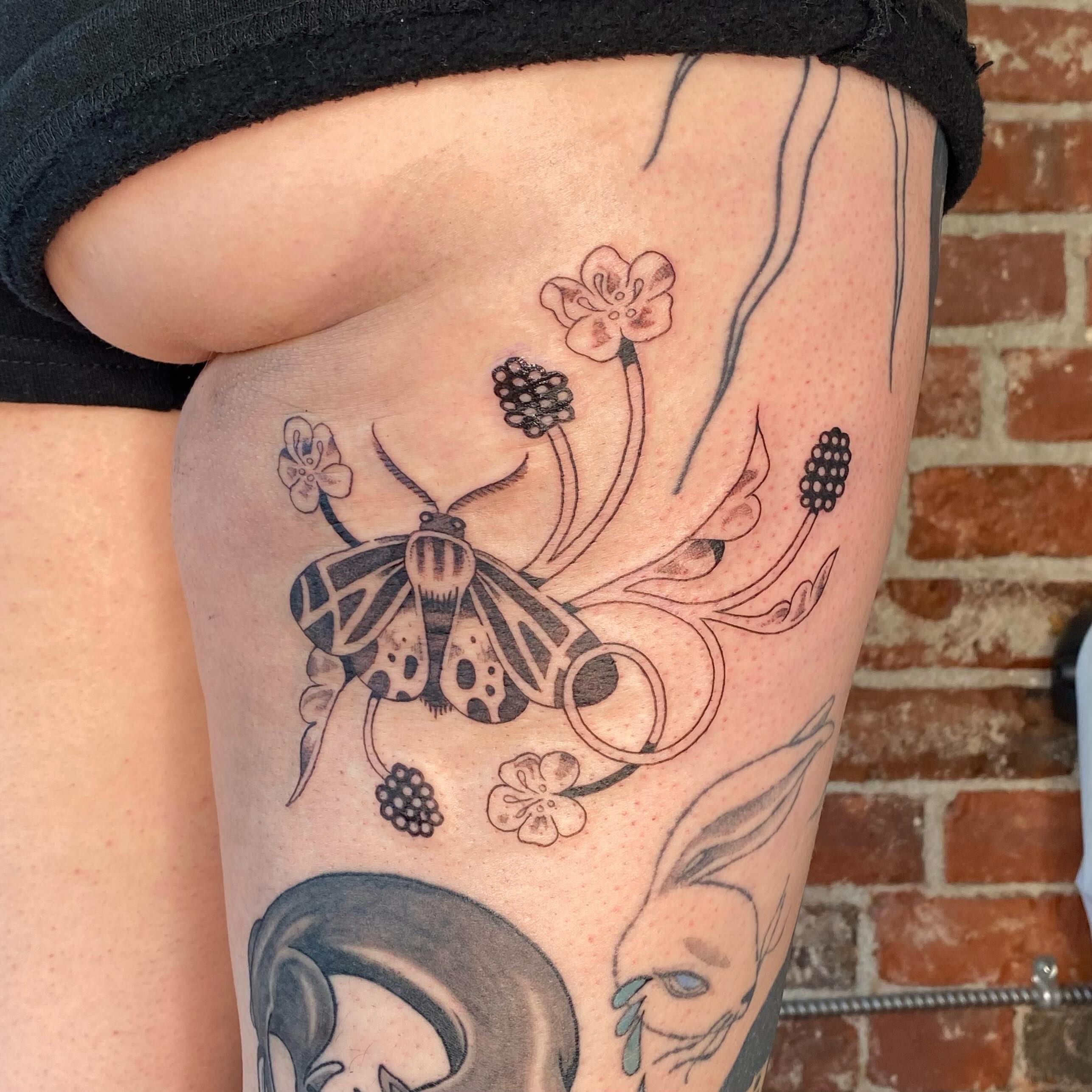 Tattoo by @pure_foolery — black_and_grey