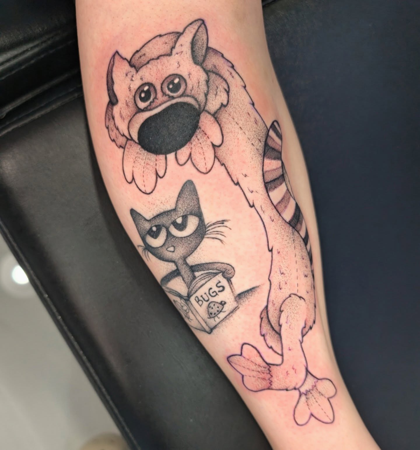 Tattoo by @corintattoos β dotwork, black_and_grey