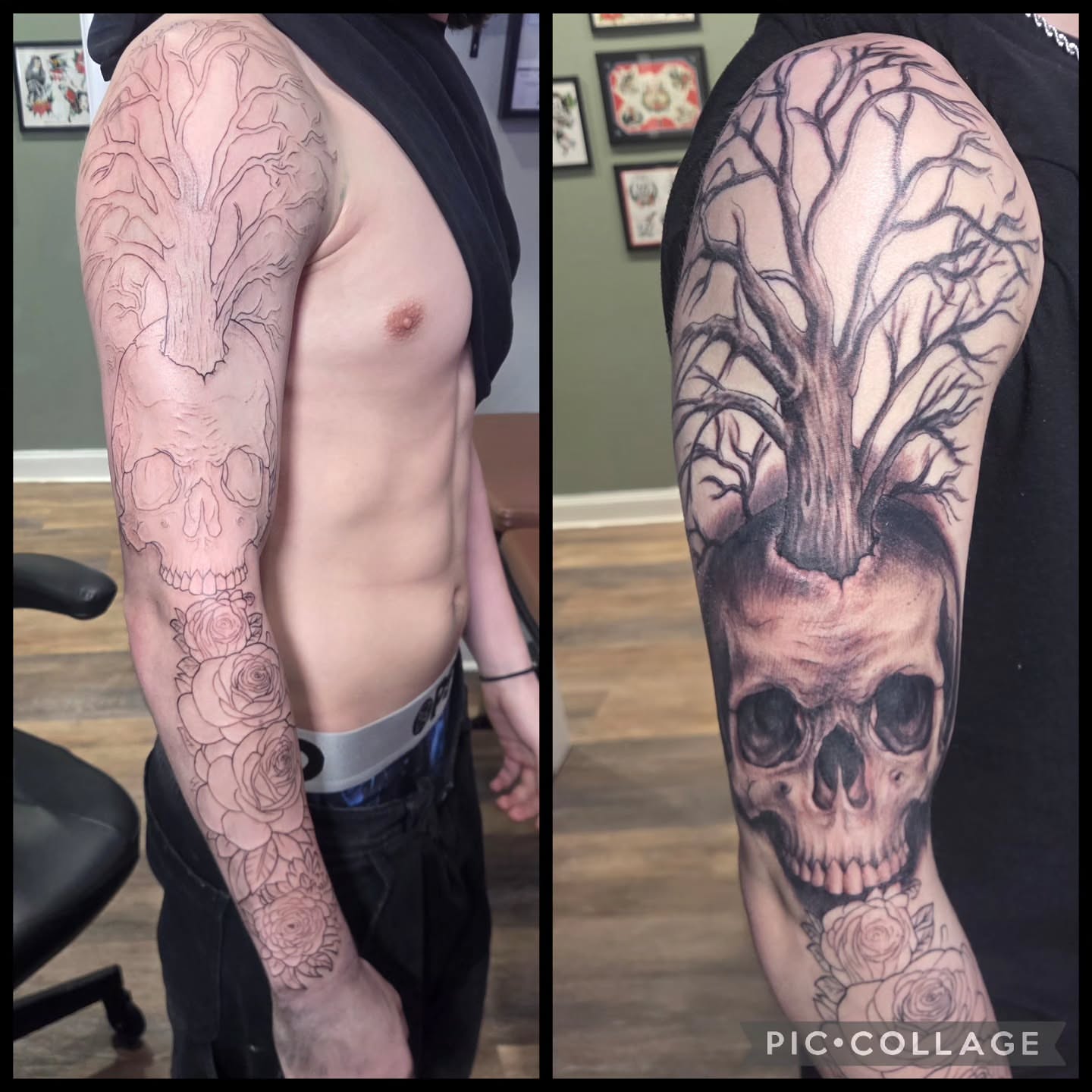 Tattoo by @barryhuffman77 β black_and_grey, realism