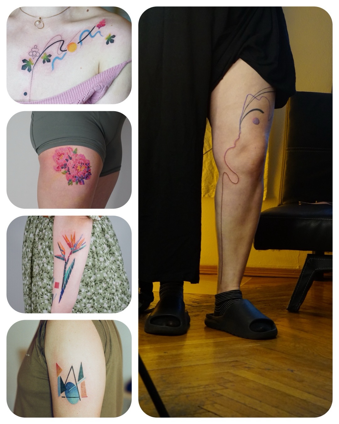 Tattoo by @lub_lub_art β geometric, watercolor
