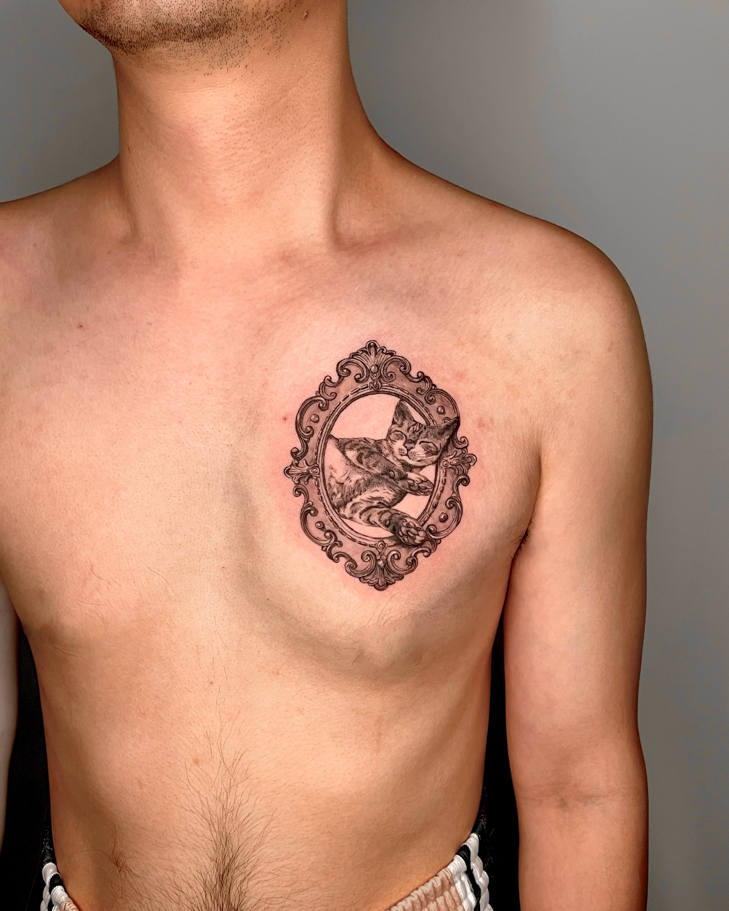 Tattoo by @2erotatt2 — black_and_grey, realism