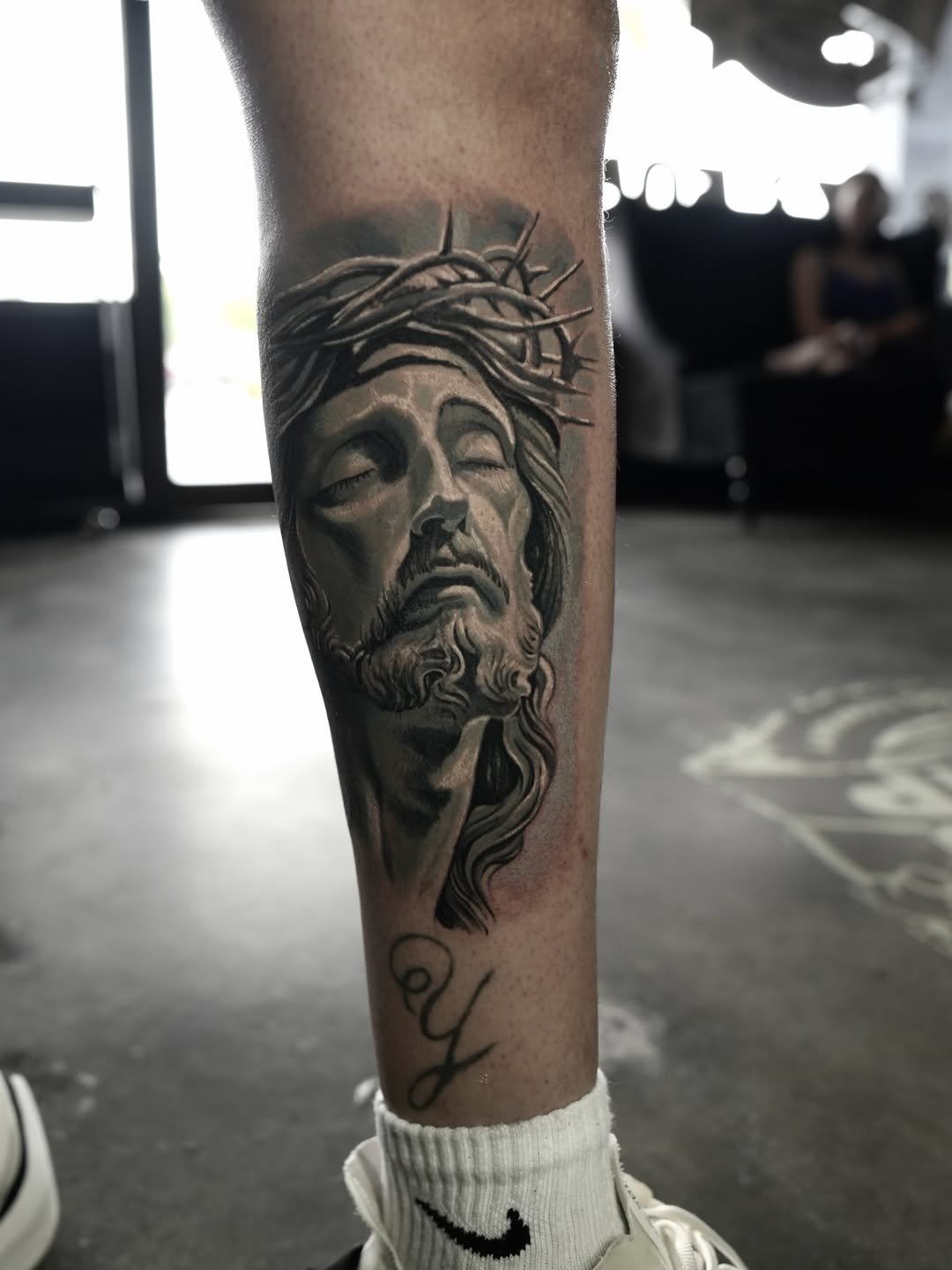 Tattoo by @corzo_tattoo_art — realism, black_and_grey
