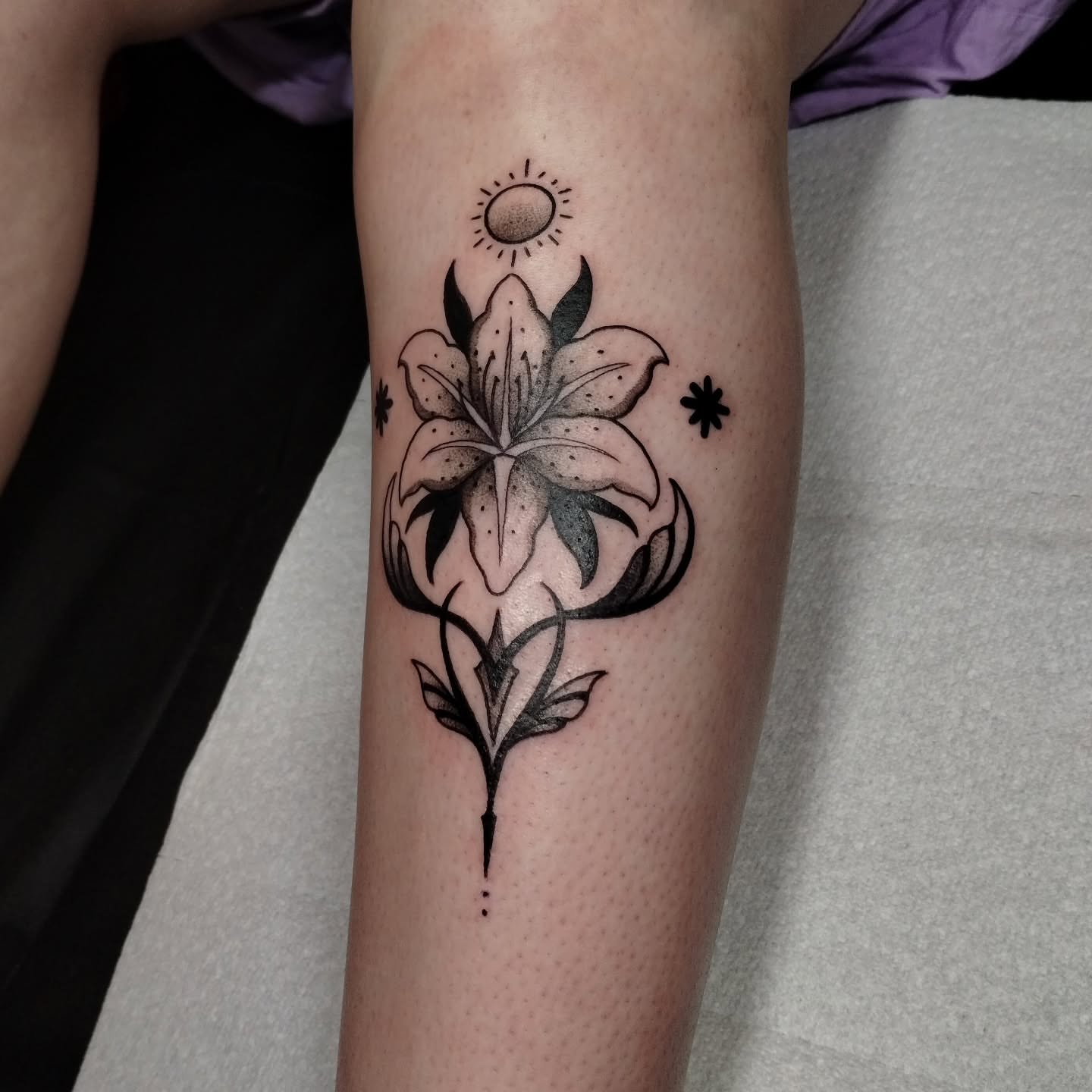 Tattoo by @wren.m.a.d.d β dotwork, black_and_grey