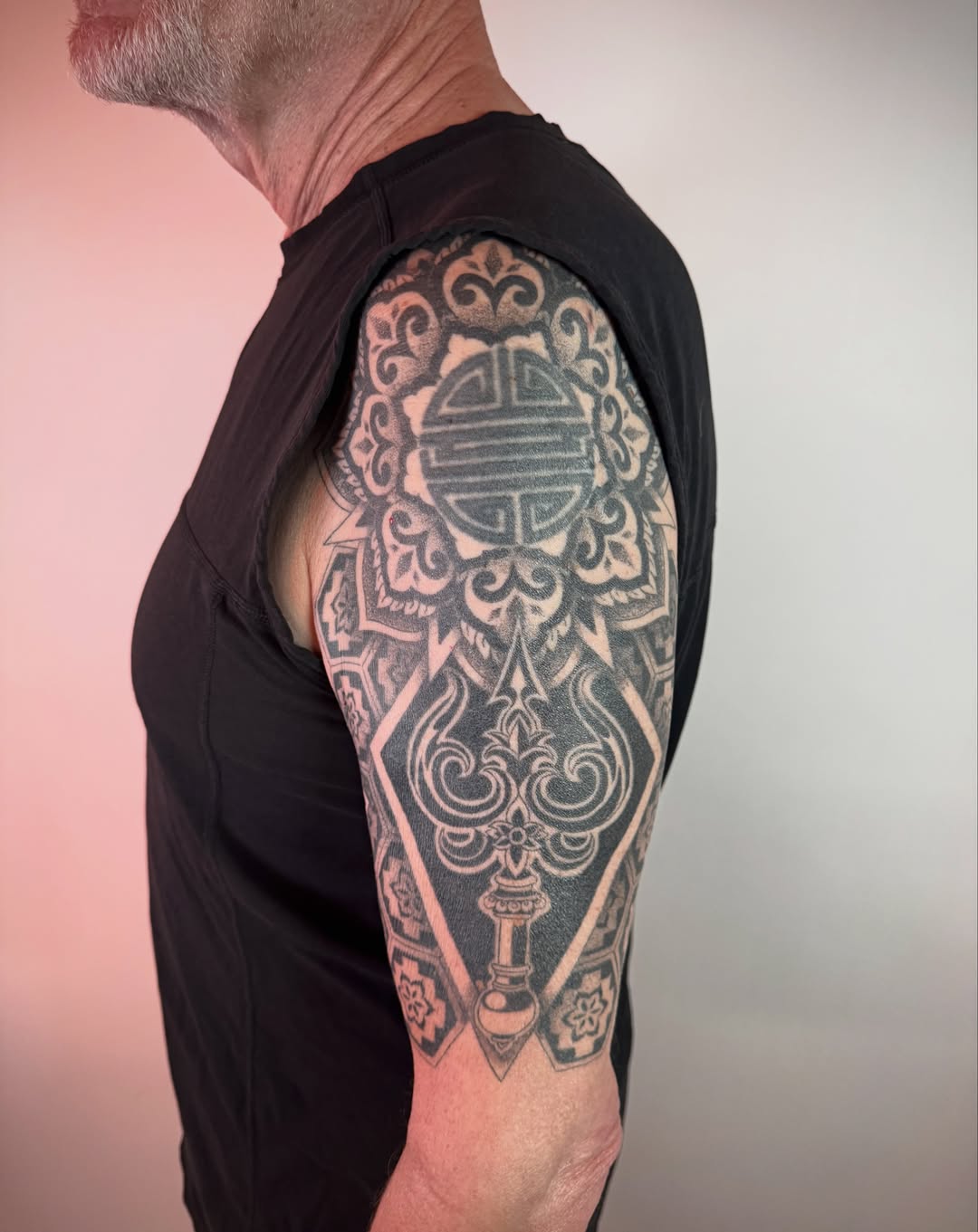Tattoo by @ghostriverart — geometric, ornamental