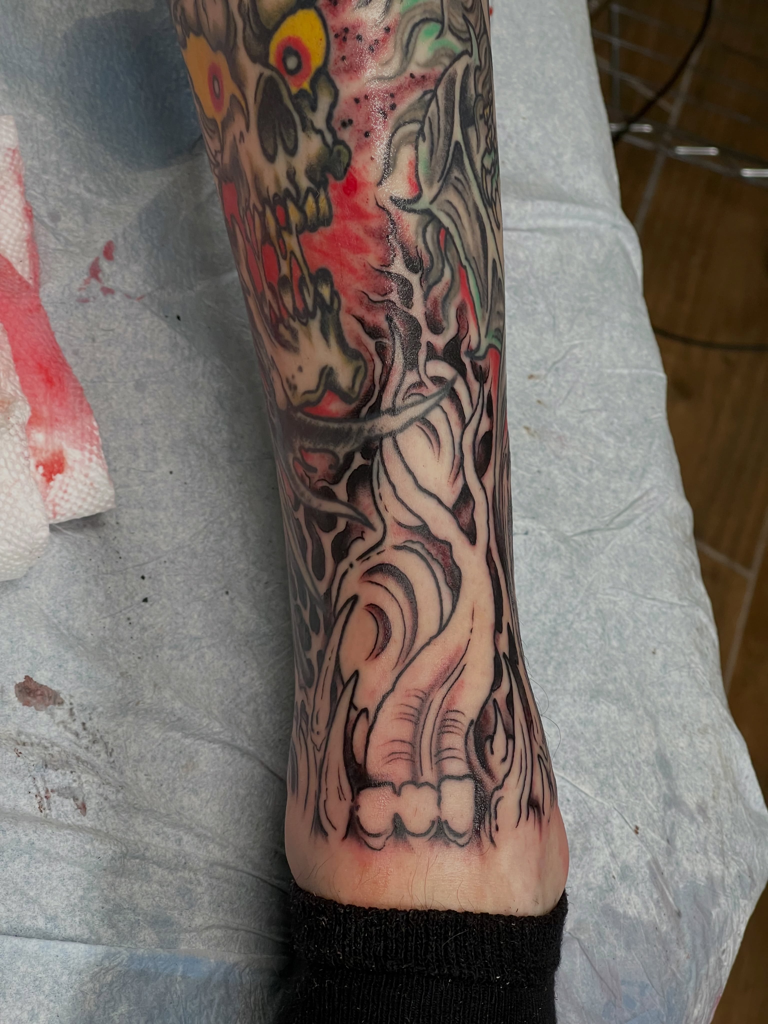 Tattoo by @mrfatdragon — realism, dark_realism
