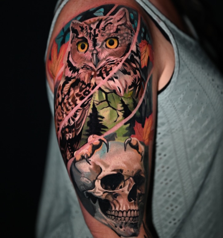 Tattoo by @hawkjackson — realism, dark_realism
