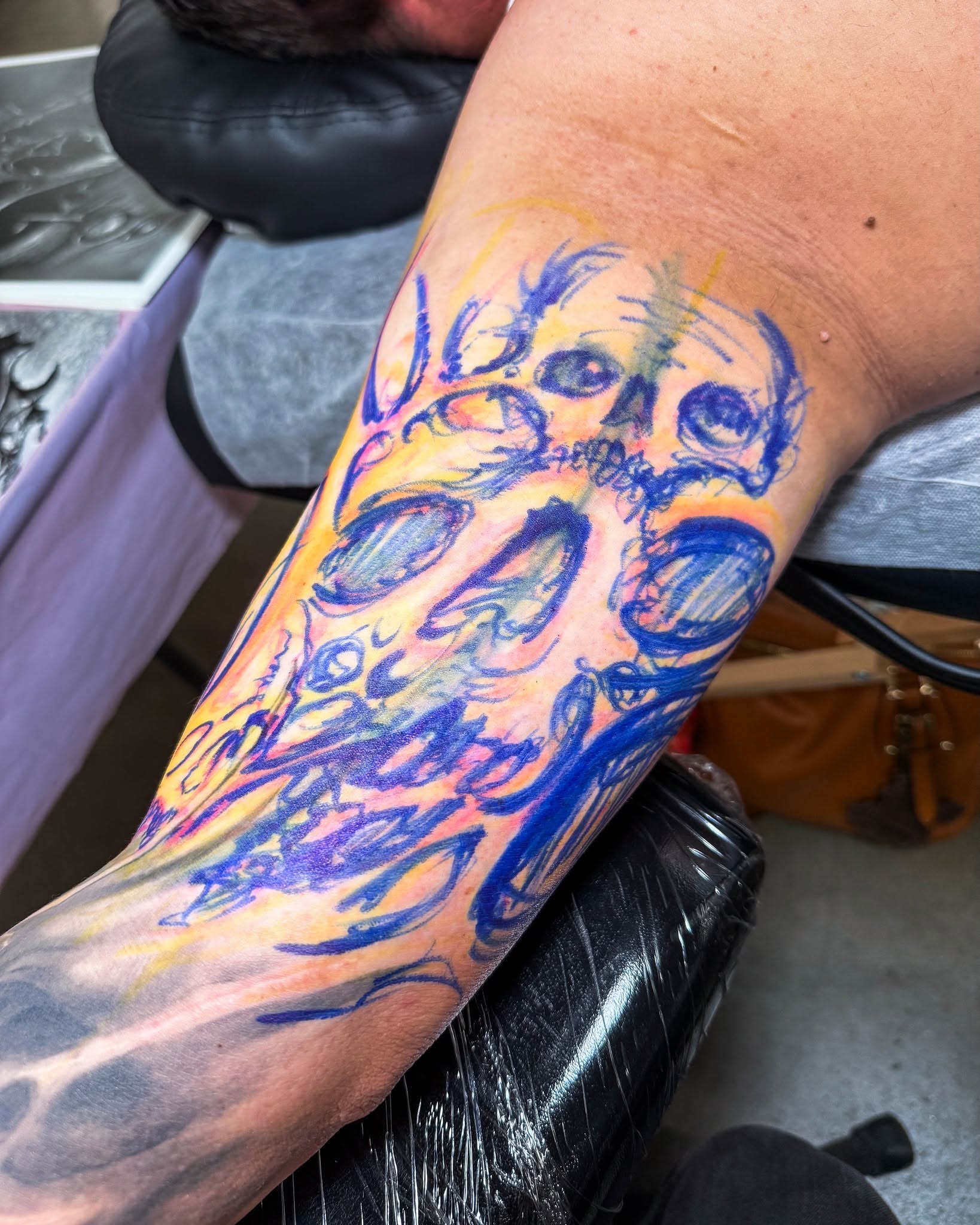 Tattoo by @brunomorettitattoo — watercolor