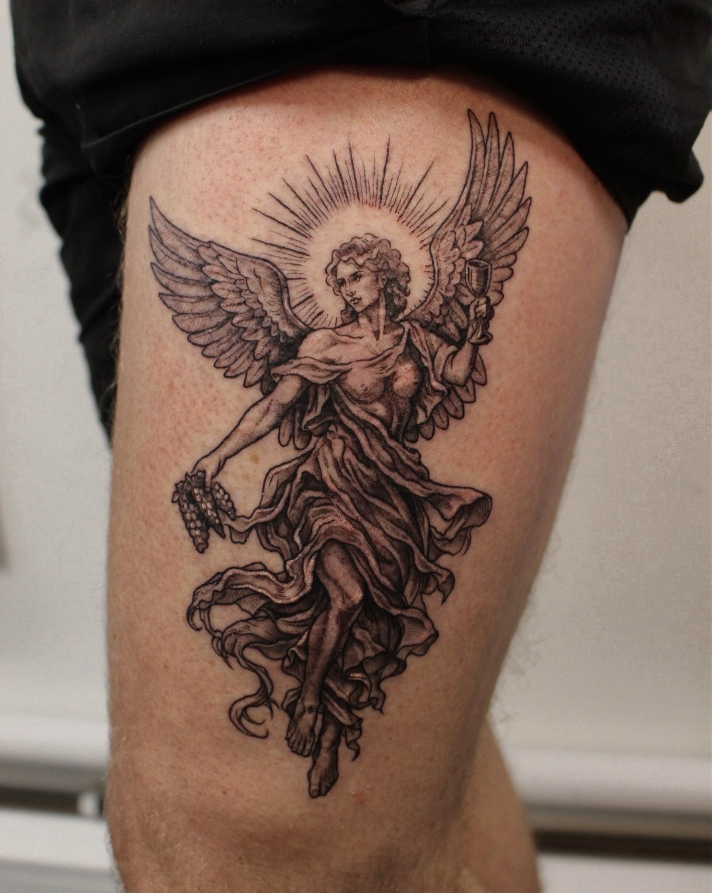 Tattoo by @em.isabella_ink โ black_and_grey