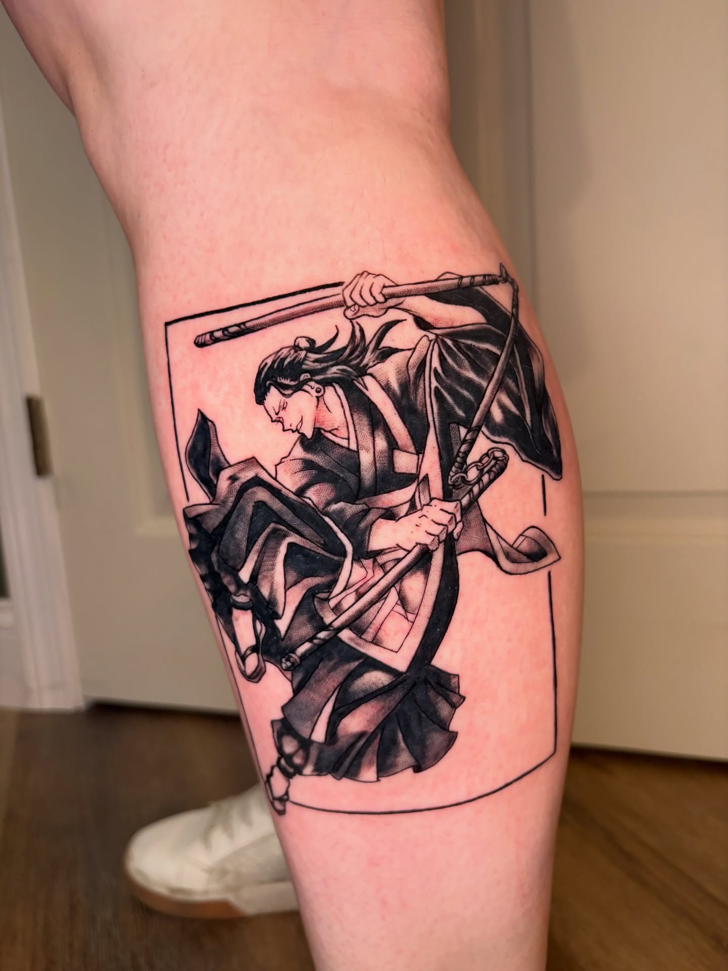 Tattoo by @folktaletattoo — black_and_grey, realism