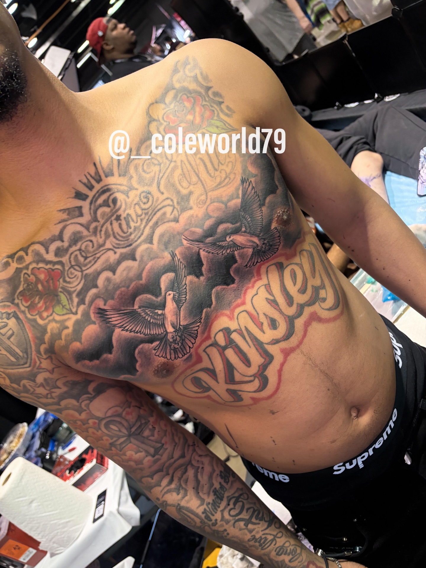 Tattoo by @_coleworld79 โ american_traditional, black_and_grey