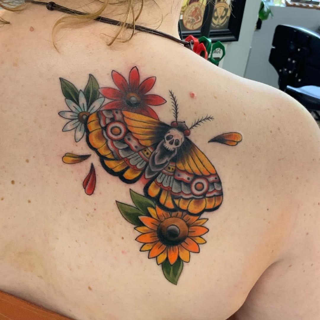 Tattoo by @electricpagan — neo_traditional, black_and_grey