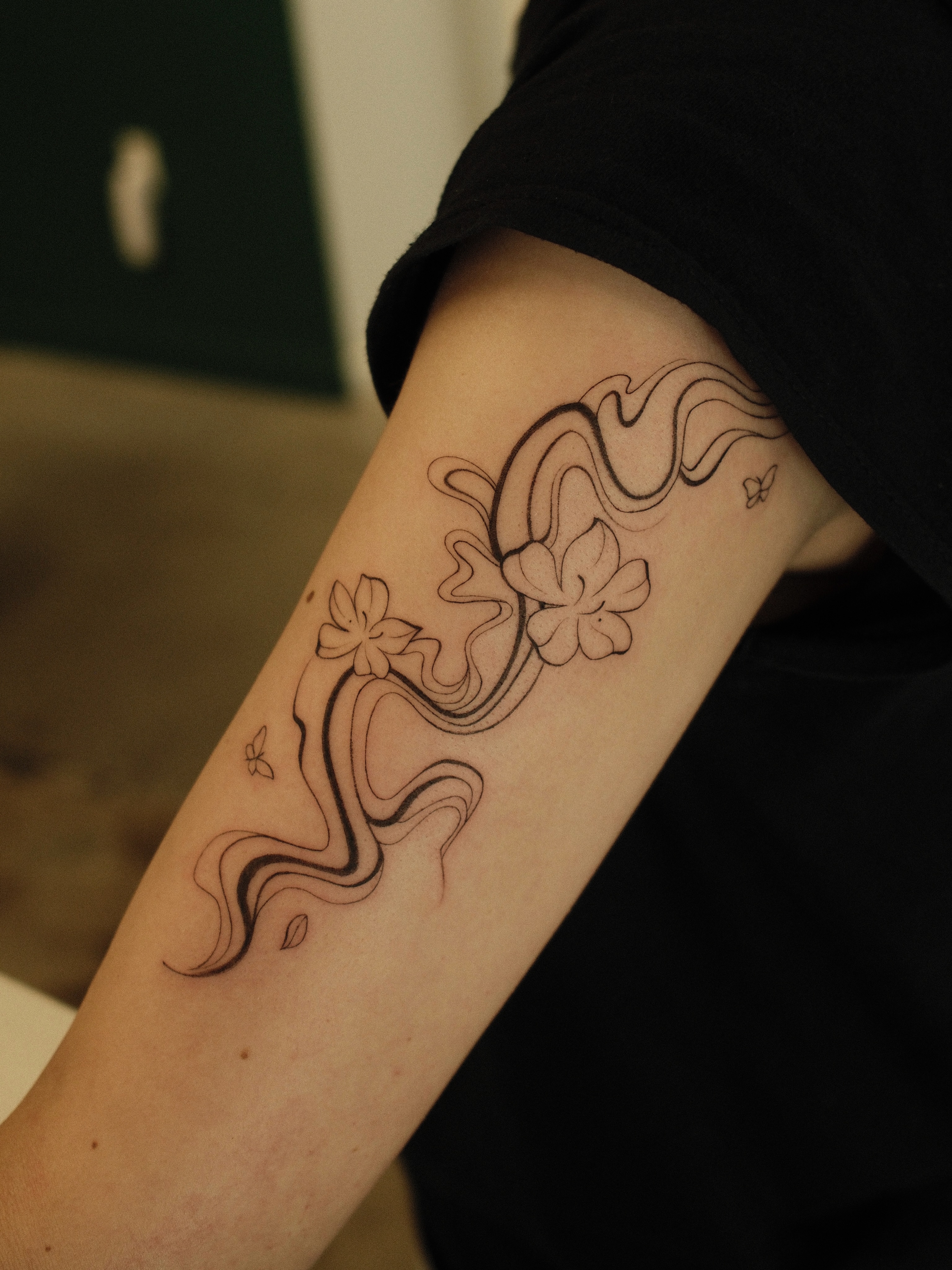Tattoo by @whoisvtatts — fine_line, black_and_grey