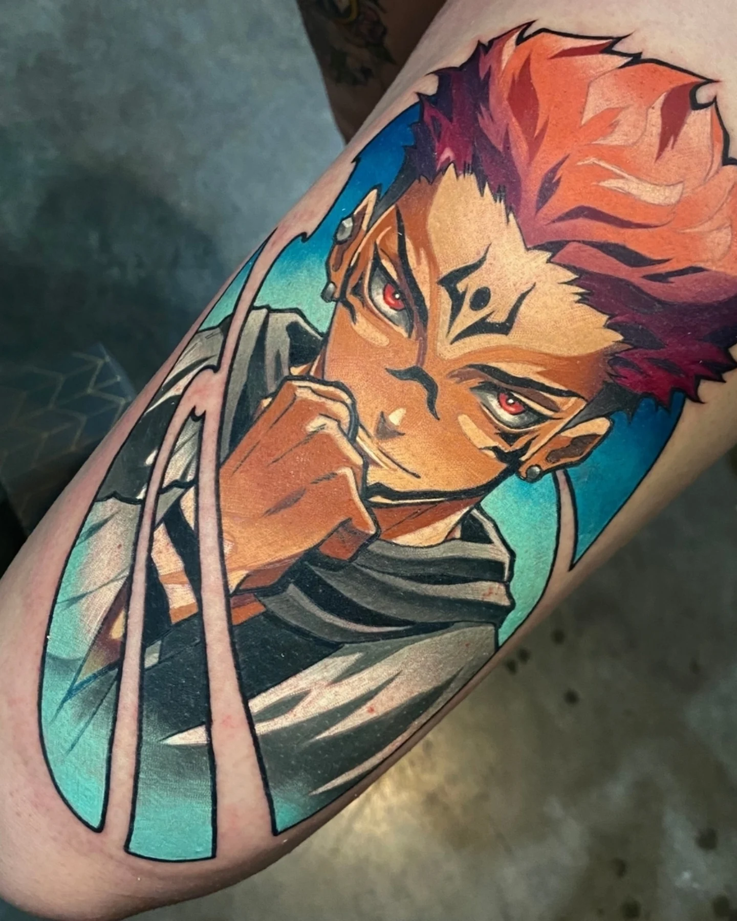 Tattoo by @unkindnessart — anime