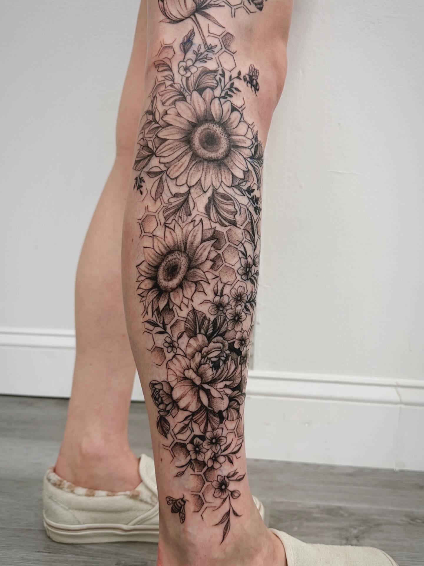 Tattoo by @real_street_tattoos — black_and_grey