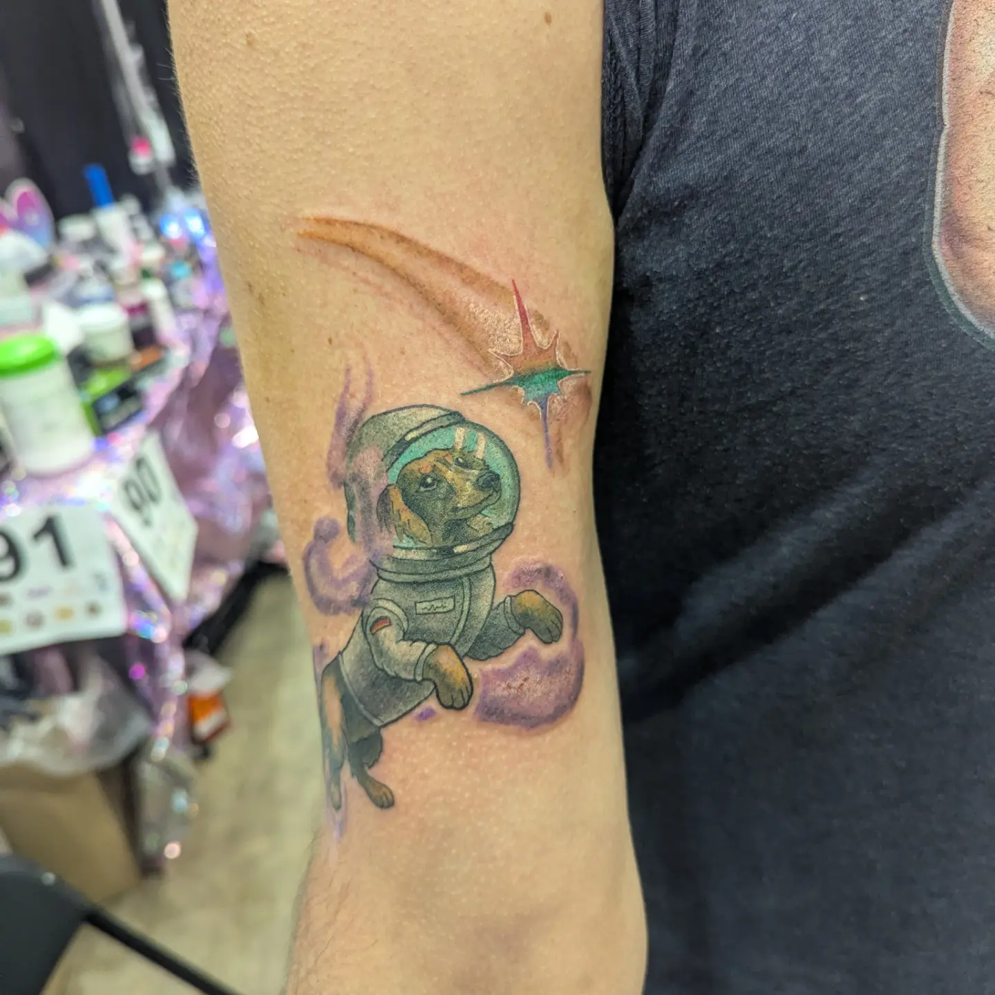 Tattoo by @skiesafiretattoo — realism, watercolor