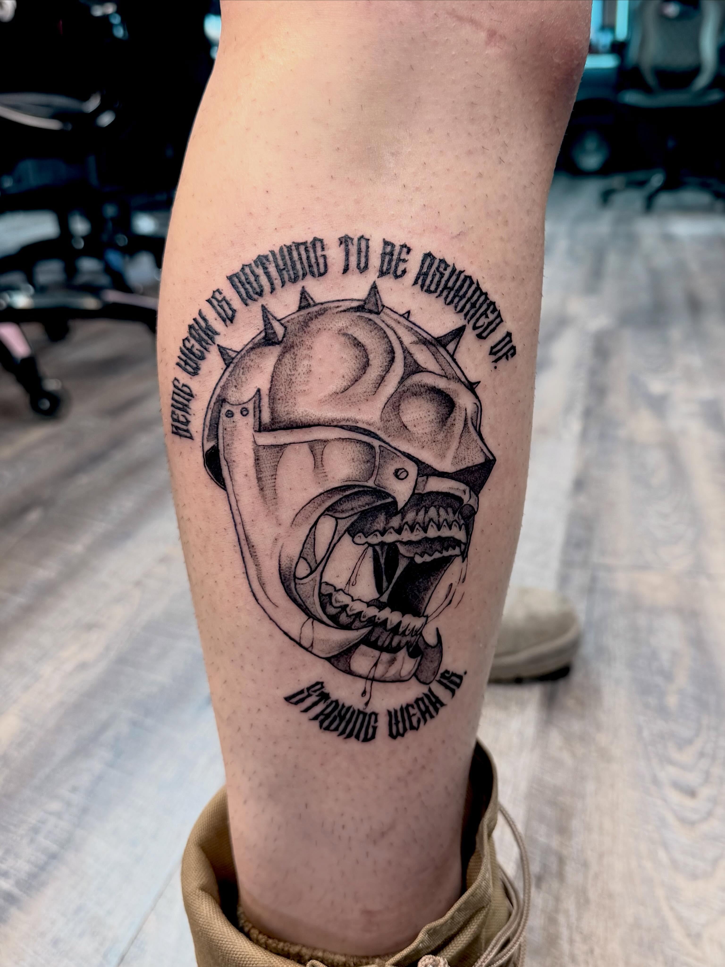 Tattoo by @elijahtatttoo — black_and_grey, realism