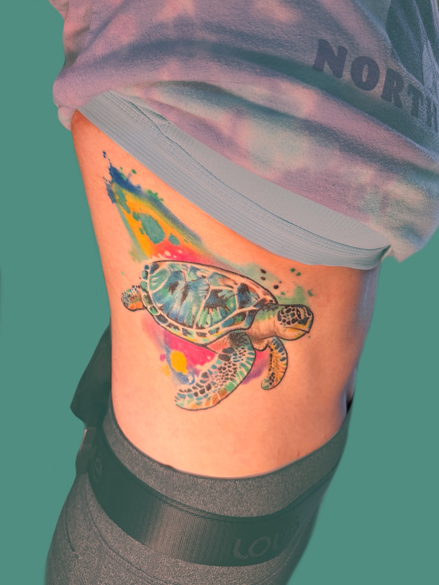 Tattoo by @graphicward — watercolor