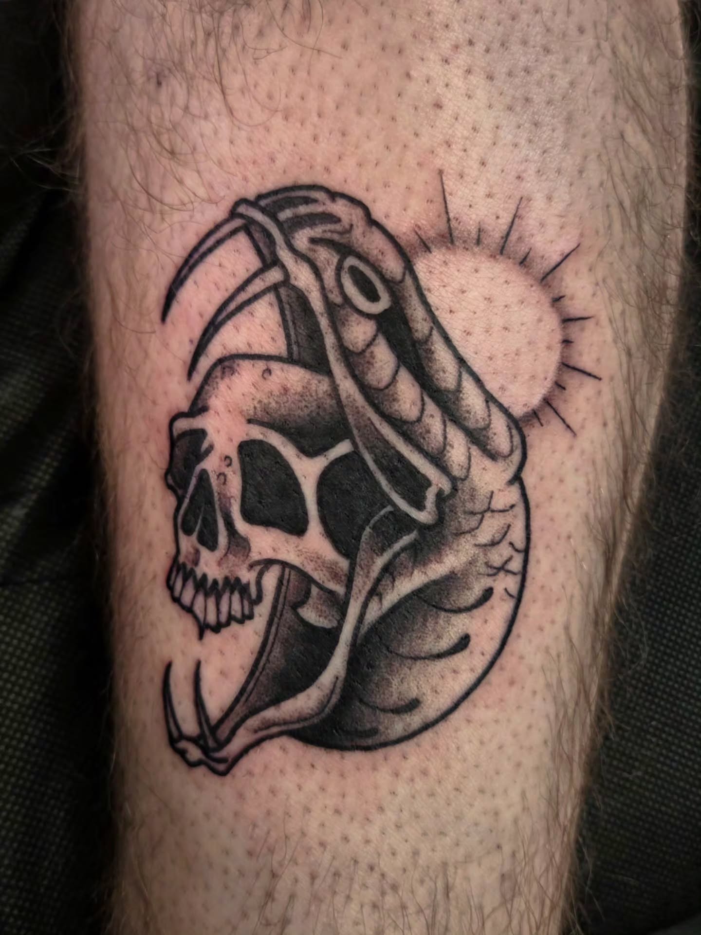 Tattoo by @iankisertattoo — black_and_grey, realism