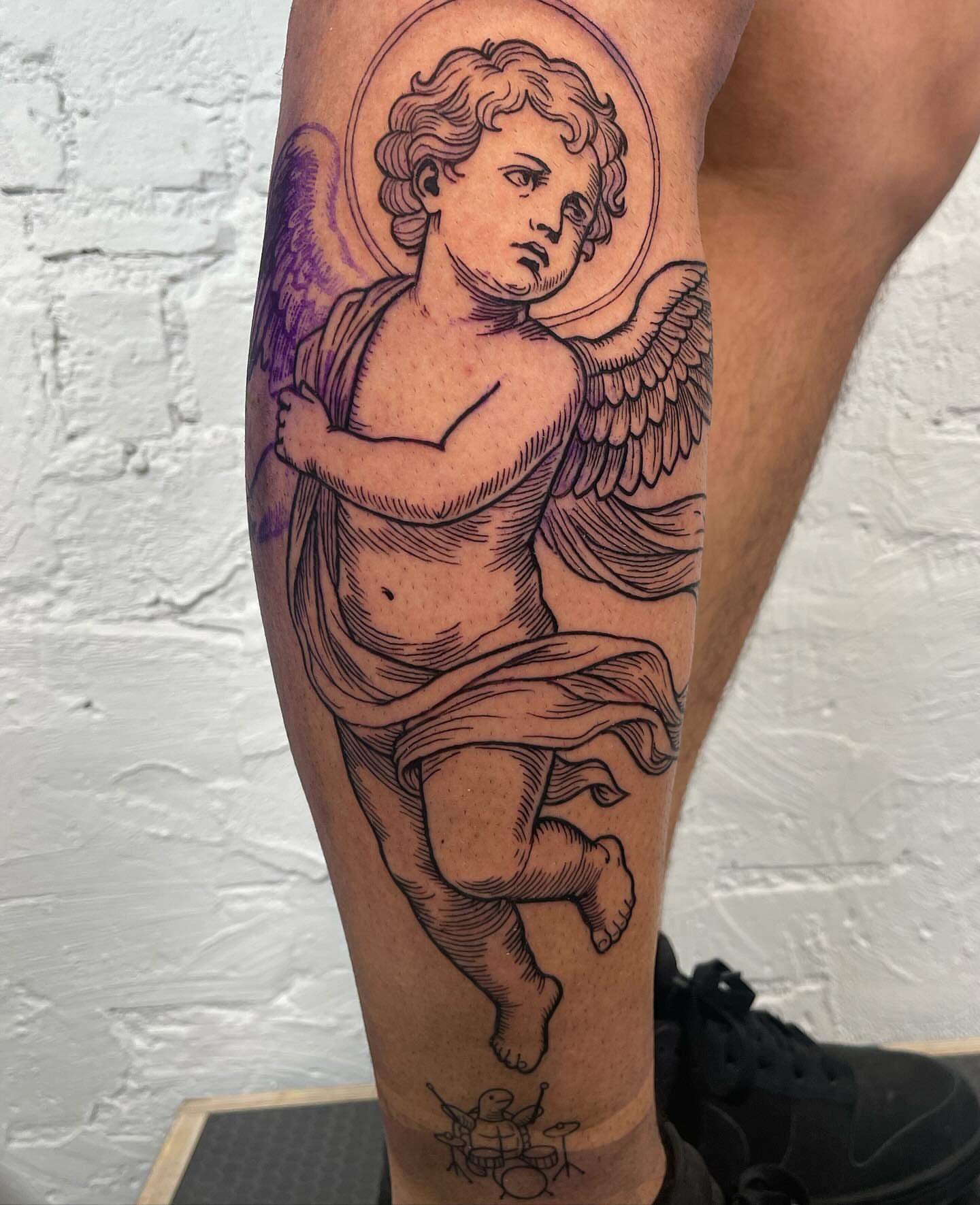 Tattoo by @authentics_nyc — black_and_grey