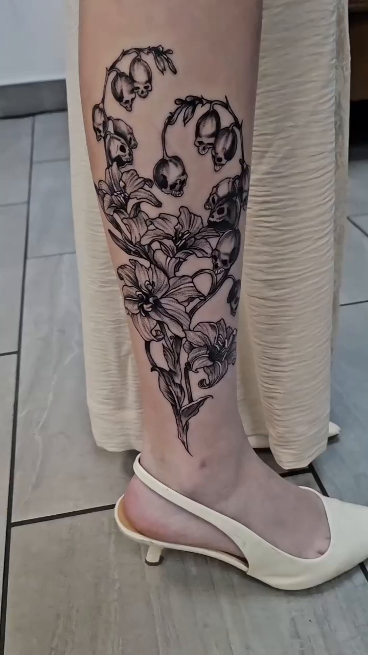 Tattoo by @kmotattoos — black_and_grey, realism